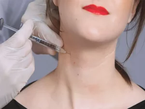 تزریق بوتاکس به ناحیه گردن